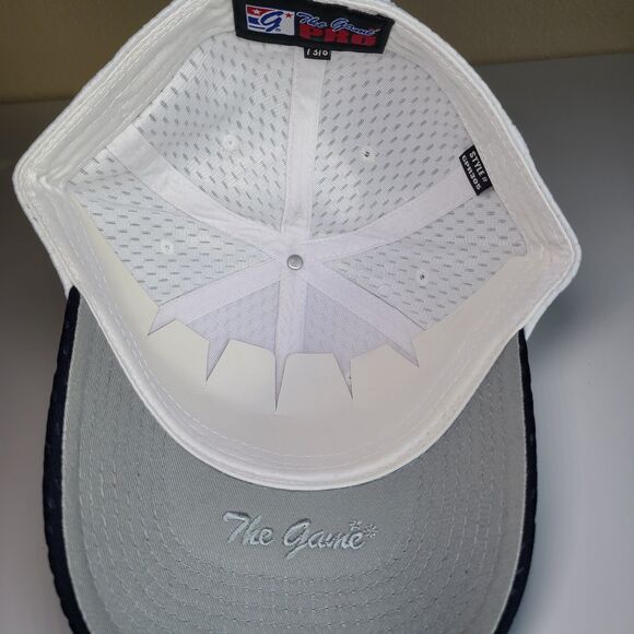 Auburn Tigers NCAA Mens The Game Pro White/ Blue Adjustable Hat Cap sz 7 3/8 NWT - Picture 6 of 10